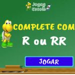 Completar com consoantes I – Jogos da Escola